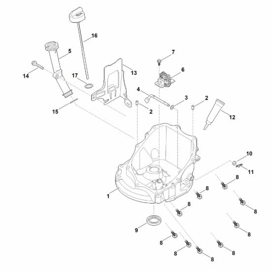 Picture of J - Meccanismo regolatore e coppa dell'olio EVC 300.0 E (EVC300-0002)